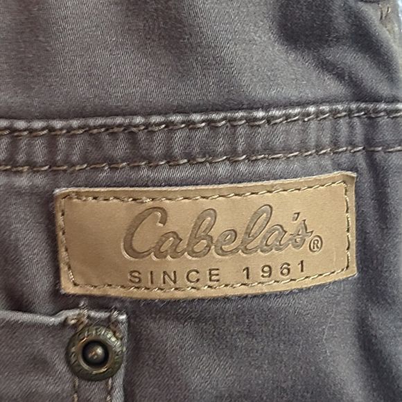 Cabela's Casuals Men's (W38 x L34) Brown Cotton Stretch Straight Leg Pants - Picture 8 of 11